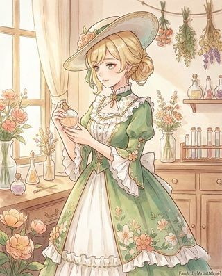 Emilie Genshin Impact Character Art